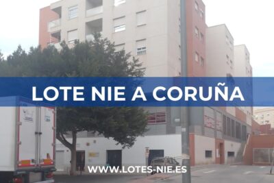 lotes nie A Coruna Lotes NIE en A Coruña