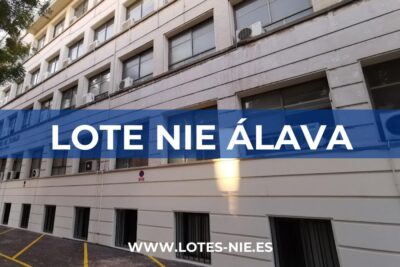 lotes nie Alava Lotes NIE en Álava