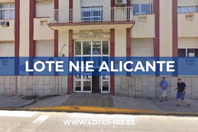 lotes nie Alicante Lotes NIE en Alicante
