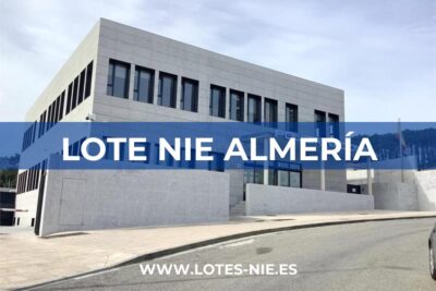 lotes nie Almeria Lotes NIE en Almería