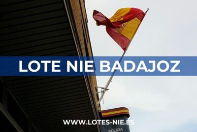 Lotes NIE en Badajoz
