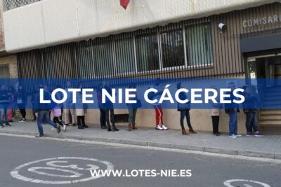Lotes NIE en Cáceres