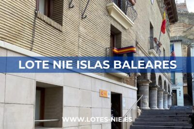 Lotes NIE en Islas Baleares