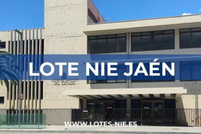 Lotes NIE en Jaén