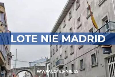 Lotes NIE en Madrid