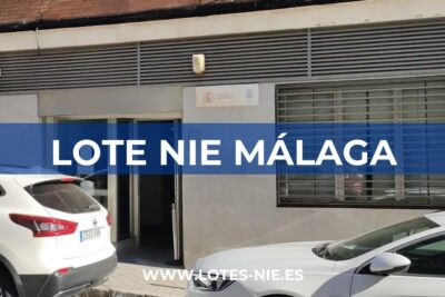 Lotes NIE en Málaga