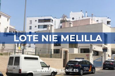 Lotes NIE en Melilla
