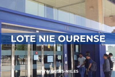 Lotes NIE en Ourense