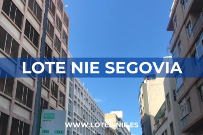Lotes NIE en Segovia