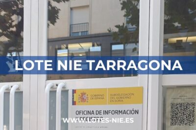 Lotes NIE en Tarragona